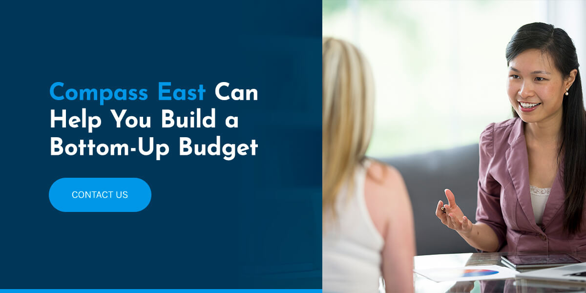 build a bottom-up budget cta 